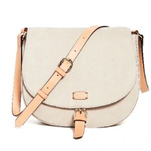NWT Frances Valentine Ellen Nubuck Saddlebag